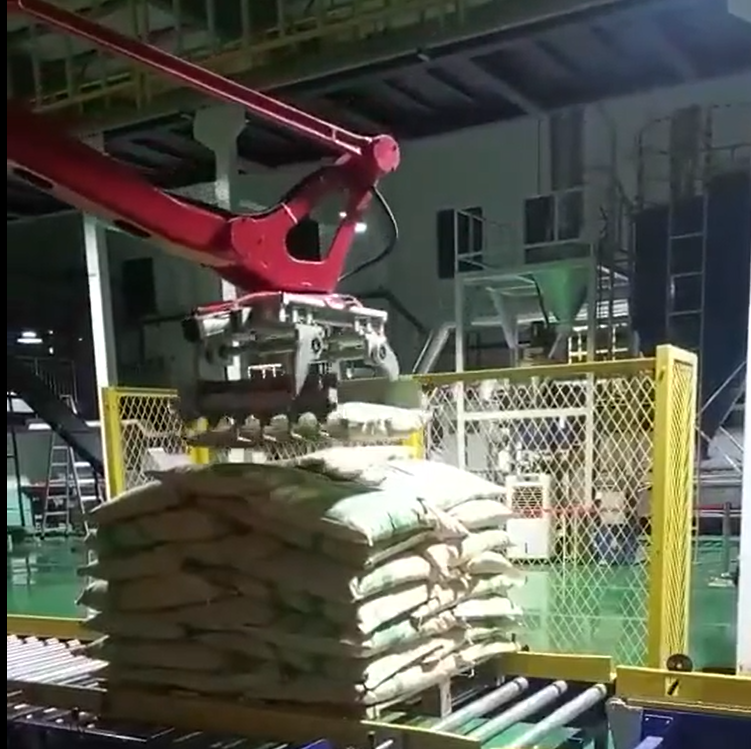 165kg Rice palletizing