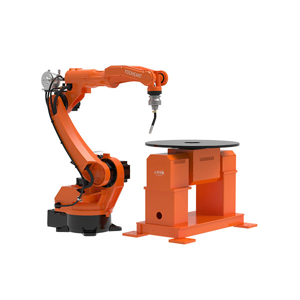 China 8 Axis Robotic Welding Workstation with Two Positioner China 8 Axis Robotic Welding Workstation with Two Positioner