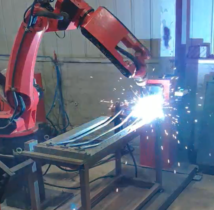 Robot arc welding for Van parts